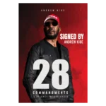 Signed copy of 28 Commandments